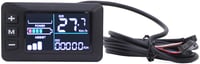 BuyWeek 48V 500W Elektromos Kerékpár Vezérlő Szinusz Hullám LCD Kijelzővel 8