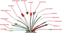 BuyWeek 48V-72V 2000W Brushless Motor Controller E-Bike Elektromos Kerékpárhoz 5