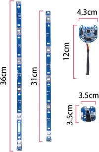 BuyWeek BMS Akkumulátorvédő Panel Ninebot ES2 ES4 Elektromos Rollerhez - Túlmelegedés, Túlterhelés és Rövidzárlat Elleni Védelem 6