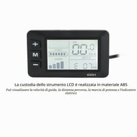 BuyWeek bezkefková súprava riadiacej jednotky pre elektrobicykel 24V 36V 48V 1000-1500W 30A sínusová s LCD displejom GD01 pre e-bike a kolobežku 6
