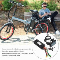 Súprava bezkefového riadenia motora pre elektrobicykel BuyWeek, DC 24V 36V 48V 750W 1000W 30A, 3-režimový sínusový ovládač, LCD displej SW900 3