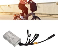BuyWeek Elektromos Kerékpár Motor Vezérlő 24V 36V 48V 250W 350W Kefe Nélküli Szabályozó E-bike Roller Vízálló Ezüst 6