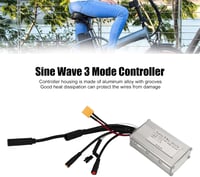 BuyWeek Elektromos Kerékpár Motor Vezérlő 24V 36V 48V 250W 350W Kefe Nélküli Szabályozó E-bike Roller Vízálló Ezüst 4