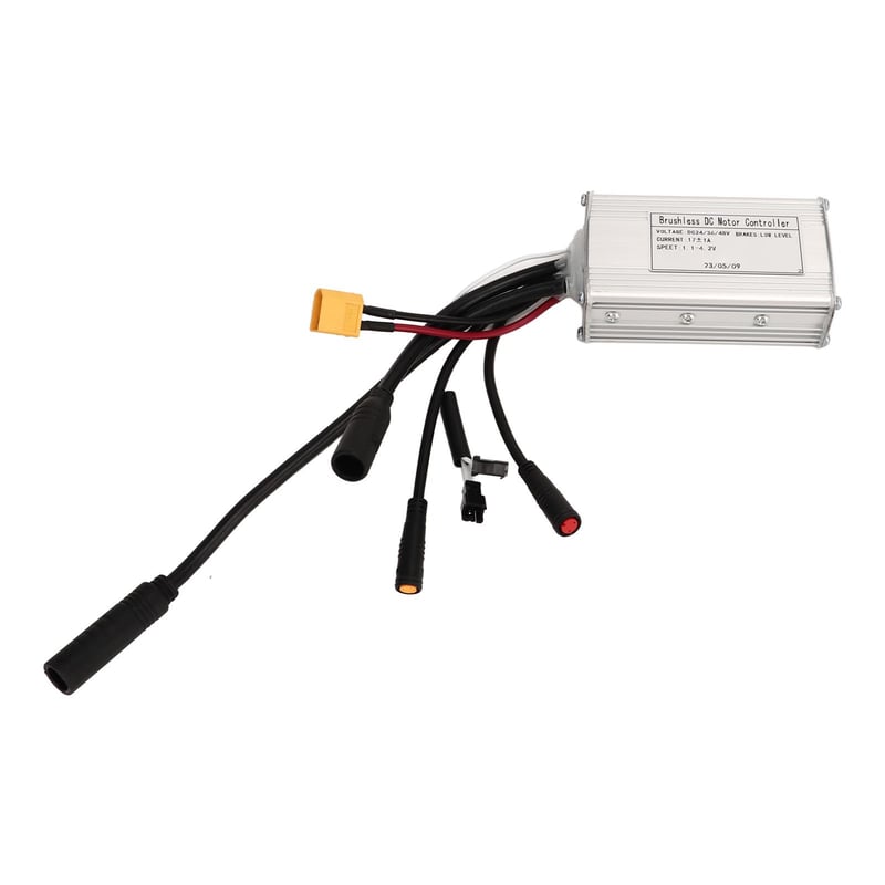 BuyWeek Kontroler motora za električni bicikl 24V 36V 48V 250W 350W Brushless Regulator E-bike Romobil Vodootporni Srebrni
