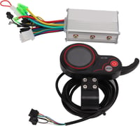 BuyWeek Elektromos Kerékpár Vezérlő 24/36/48V 350W - Kefementes Motor Szabályzó LH100 LCD Kijelzővel és Gázkarral E-Bike Robogókhoz 1