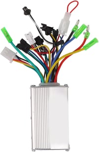 BuyWeek Elektromos Kerékpár Vezérlő 24/36/48V 350W - Kefementes Motor Szabályzó LH100 LCD Kijelzővel és Gázkarral E-Bike Robogókhoz 4