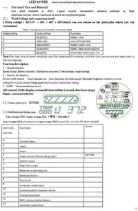BuyWeek Elektromos Kerékpár Vezérlő 24/36/48V 350W - Kefementes Motor Szabályzó LH100 LCD Kijelzővel és Gázkarral E-Bike Robogókhoz 9