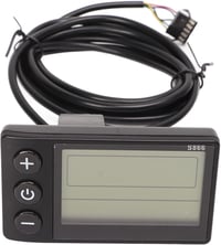BuyWeek Elektromos Kerékpár Vezérlő Készlet 24V/36V/48V 250W/350W Szinuszos Vezérlővel, S866 LCD Kijelzővel, E-Bike Robogó Átalakításhoz 9
