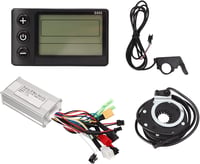 BuyWeek Elektromos Kerékpár Vezérlő Készlet 24V/36V/48V 250W/350W Szinuszos Vezérlővel, S866 LCD Kijelzővel, E-Bike Robogó Átalakításhoz 1