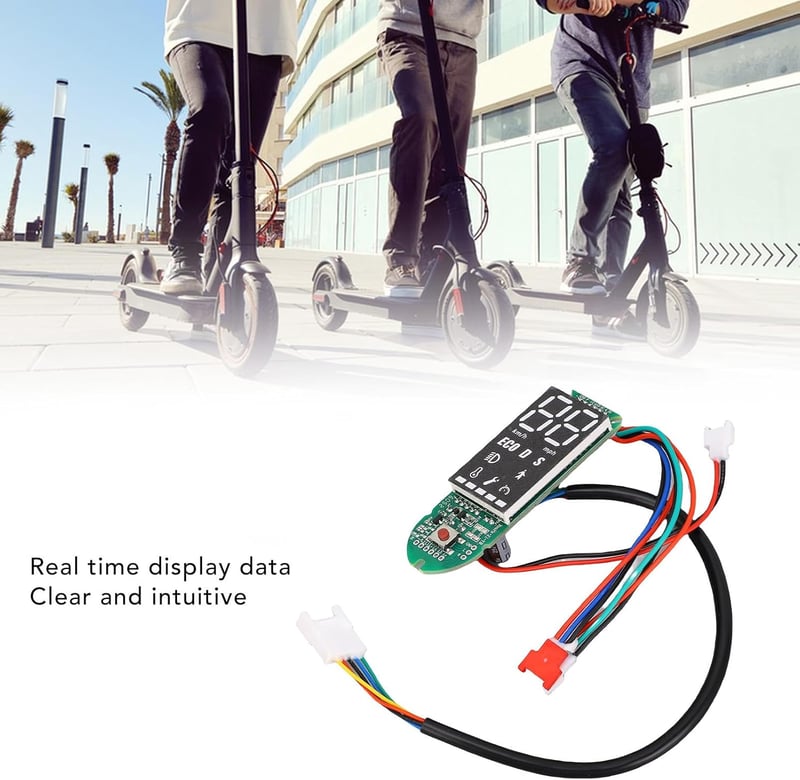 BuyWeek Elektromos Roller Műszerfal - Bluetooth Vezérlőpanel 8,5-10 Colos Rollerekhez, Vízálló PCB Alkatrész, Valós Idejű Kijelzéssel