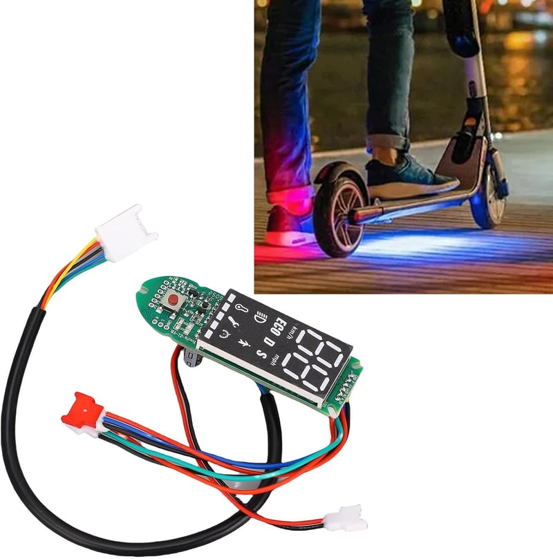 BuyWeek Elektromos Roller Műszerfal - Bluetooth Vezérlőpanel 8,5-10 Colos Rollerekhez, Vízálló PCB Alkatrész, Valós Idejű Kijelzéssel