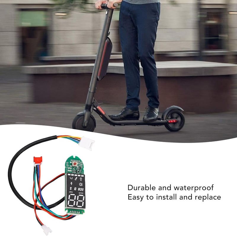 BuyWeek Elektromos Roller Műszerfal - Bluetooth Vezérlőpanel 8,5-10 Colos Rollerekhez, Vízálló PCB Alkatrész, Valós Idejű Kijelzéssel