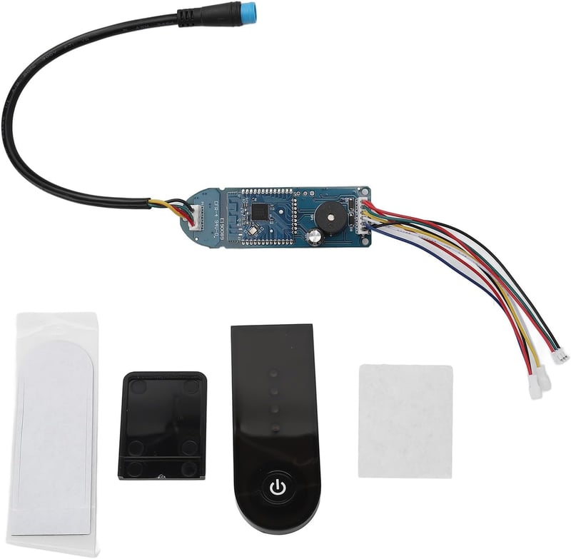 BuyWeek Elektromos Roller Műszerfal Xiaomi M365 Pro/Pro 2 Modellekhez - Cserélhető Áramköri Panel Fedéllel, Fém-PCA Anyagú, Zöld