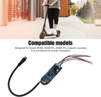 BuyWeek Elektromos Roller Műszerfal Xiaomi M365 Pro/Pro 2 Modellekhez - Cserélhető Áramköri Panel Fedéllel, Fém-PCA Anyagú, Zöld 3
