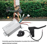 BuyWeek Elektromos Roller Vezérlő Készlet Xiaomi M365-hez - 36V 350W Motor Vezérlő, Gázkar, Fékkar és Műszerfal Szett Túlmelegedés Elleni Vé 2
