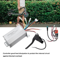 BuyWeek Elektromos Roller Vezérlő Készlet Xiaomi M365-hez - 36V 350W Motor Vezérlő, Gázkar, Fékkar és Műszerfal Szett Túlmelegedés Elleni Vé 5