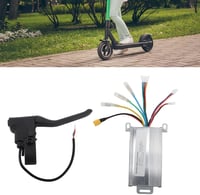 BuyWeek Elektromos Roller Vezérlő Műszerfal Szett Xiaomi M365 Kompatibilis 36V 350W Motor Fékkar Burkolat Kit Ezüst 5