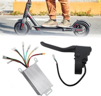 BuyWeek Elektromos Roller Vezérlő Műszerfal Szett Xiaomi M365 Kompatibilis 36V 350W Motor Fékkar Burkolat Kit Ezüst 3