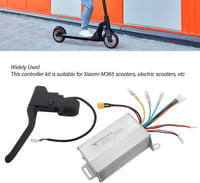 BuyWeek Elektromos Roller Vezérlő Műszerfal Szett Xiaomi M365 Kompatibilis 36V 350W Motor Fékkar Burkolat Kit Ezüst 2