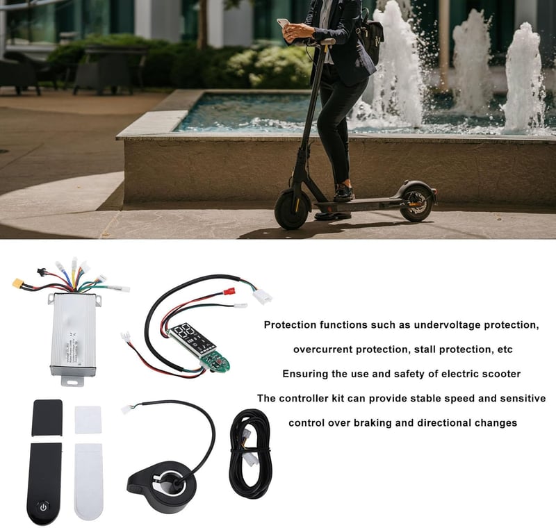 BuyWeek Elektromos Roller Vezérlő Szett Xiaomi M365 1S Pro Pro2 Kompatibilis - silver