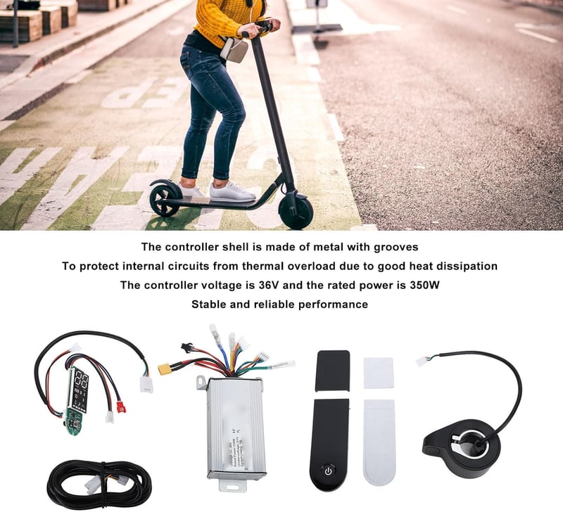 BuyWeek Elektromos Roller Vezérlő Szett Xiaomi M365 1S Pro Pro2 Kompatibilis - silver