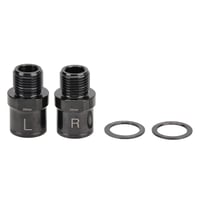 BuyWeek Titan Legure Produžetak Pedale za Bicikl 20mm - Crni Produžetak Osovina Pedala za Cestovne i Brdske Bicikle, sa Dizajnom za Smanjenje Buke 1