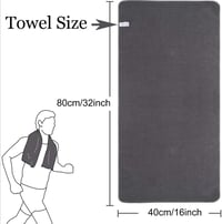 BW&HM Mikroszálas Edzőtörlő 40x80cm 3db Szürke Sporthoz 3