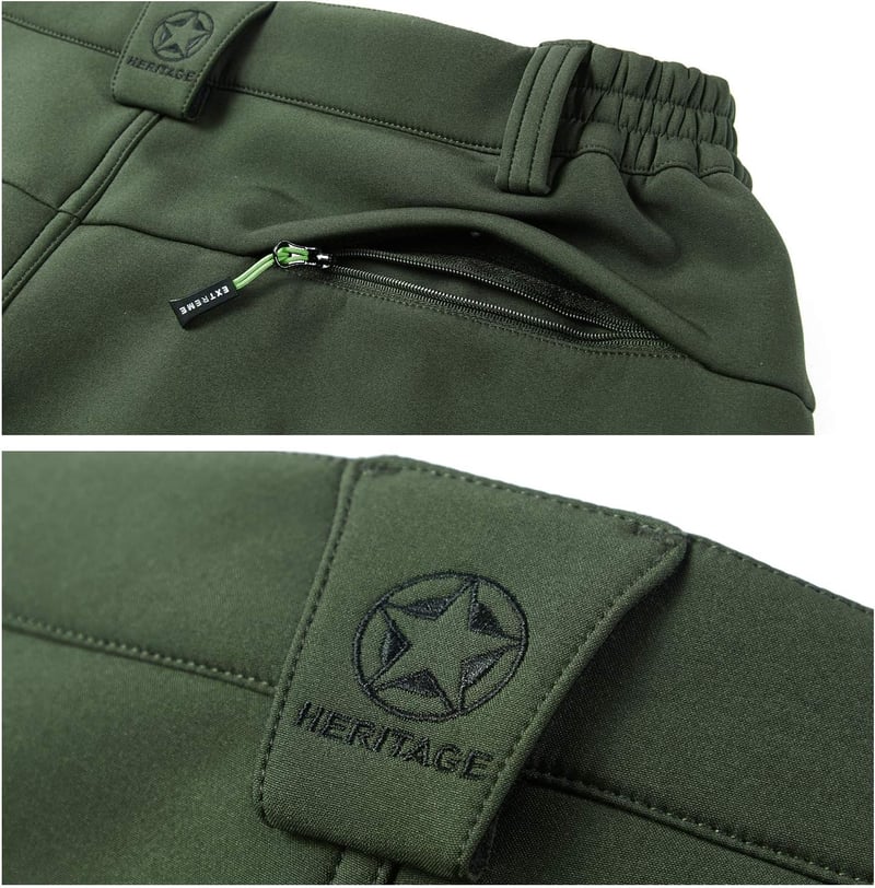 BWBIKE Fleece Bélelt Softshell Túranadrág, XL-es méret, Vízlepergető Téli Meleg Szélálló