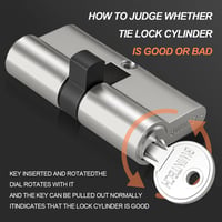 Bwintech 30/30 mm Euro hengerzár 60 mm kulccsal, nikkelezett, biztonsági zárfej 4