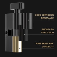 Bwintech Euro Hengerzár 70 mm (35T/35) Gombos 5 Kulccsal - fekete 6