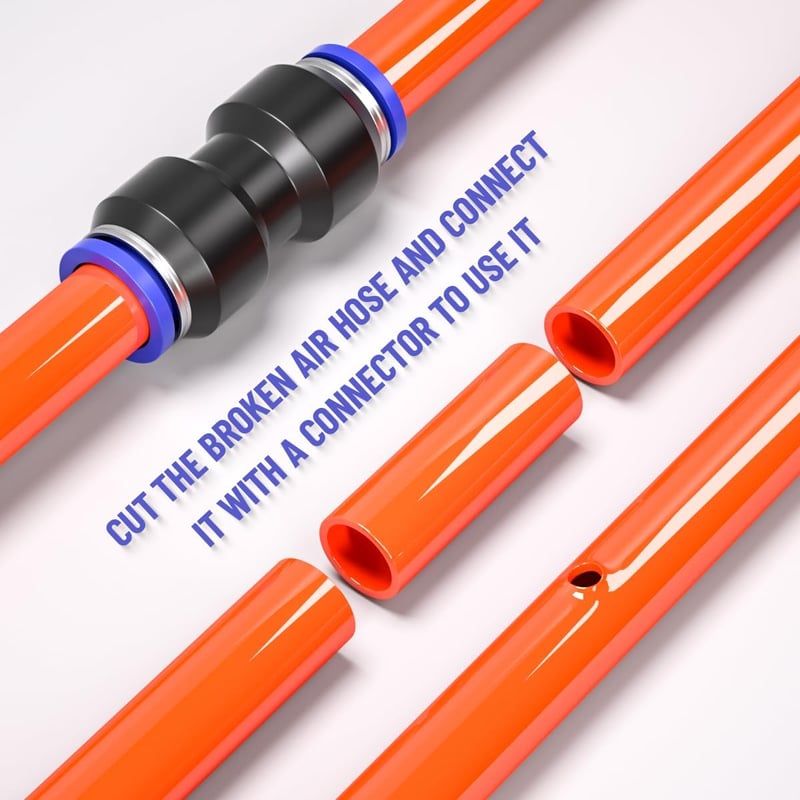 Bwintech 46 részes 6mm-es pneumatikus gyorscsatlakozó készlet - egyenes/könyök/T/elosztó és 4-6.4-8.6-8mm-es szűkítő csatlakozók PU/nylon/PE