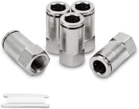 Bwintech Egyenes Pneumatikus Gyorscsatlakozó Készlet - 5 db Nikkelezett Sárgaréz, 8mm Tömlő x 1/4" BSP Menetes, Ipari Automatizáláshoz 1