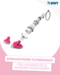 Aspirator de piscină cu acumulator BWT BC02 - fără fir, autonomie de 30 de minute, 2000 mAh, pentru piscine pentru copii și jacuzzi, cu mâner standard 5