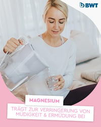 Cană filtrantă BWT Vida 2,6 L roz, cu 1 cartuș de filtrare cu magneziu inclus 4