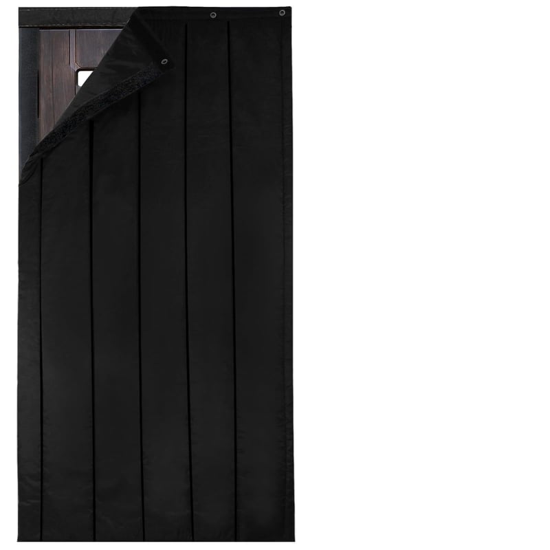 BXI Hrubej akustickej izolačnej prikrývky na dvere a okná 95x220x2 cm, zvukotesný záves do spálne a hudobného štúdia