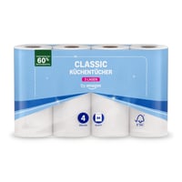 by Amazon troslojni kuhinjski papirnati ručnici, FSC certificirano - 4 role (64 listića/rola) 1