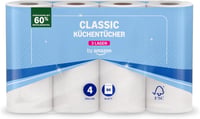 by Amazon Konyhai Papírtörlő 3 Rétegű 4 Tekercs 64 Lap FSC Tanúsított - 4 pieces (pack of 1) 1