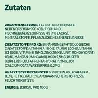 Hrană umedă pentru pisici by Amazon, fără cereale, bucățele de somon în jeleu (certificat ASC), 12 x 405 g 5