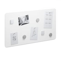 Tablă Magnetică Metalică byde Flatbo 70x35 cm - Pentru Cărți Poștale, Amintiri și Notițe, cu 4 Magneți și Kit de Montare 2