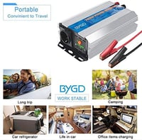 BYGD 750W/1500W Inverter 12V-230V Átalakító USB Portokkal 4