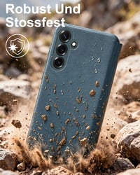Husă ByteRock Samsung S25 FE cu fereastră transparentă, husă de protecție pentru smartphone Clear View 4
