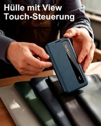 Husă ByteRock Samsung S25 FE cu fereastră transparentă, husă de protecție pentru smartphone Clear View 6