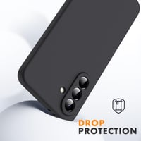 Silikónový kryt Byvuwiay pre Samsung Galaxy A56 5G - čierny 5