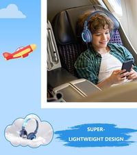 Bywulanda USB-C Gyerek Fejhallgató 94dB Hangerő Limitálás, Összecsukható, Iskolához 5