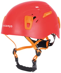 Horolezecká prilba C.A.M.P. Titan - Veľkosť Large (obvod hlavy 54-62 cm) - Červená - Ľahká a odolná prilba na bicykel a lezenie 1