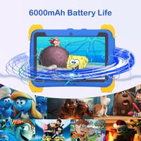 C idea 10.1" HD Gyermek Tablet Android 13, 6000mAh, 3-12 év, Oktatási Tanulótablet Kék 5