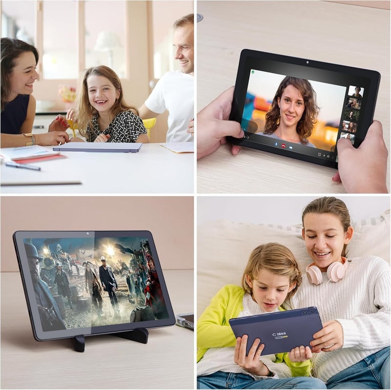 C idea 10.1 hüvelykes Android 12 tablet 8GB RAM 128GB tárhellyel WiFi 5G