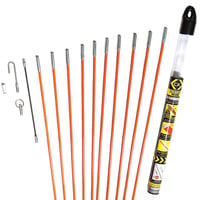Set Tije de Ghidare din Fibră de Sticlă C.K MightyRods T5410 – 14 buc, 10 m, Ø 5 mm – Set de Tragere a Cablurilor Electrice pentru Electricieni 1