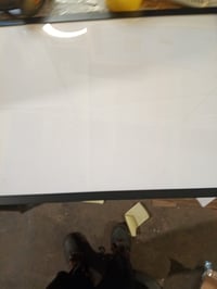Ditwis Alumínium Képkeret 40x60 cm Fekete, Fém Falra Akasztható Poszter és Fotókeret, Kopott és Karcos Plexivel (állapot: lásd a 2. képet) 3