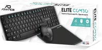 AD ADVANCE Elite Vezeték Nélküli Billentyűzet-Egér Szett - Fekete, 3 Részes Csomag, Ergonomikus, USB Csatlakozás, PC/Laptop/Tablet Kompatibi 5